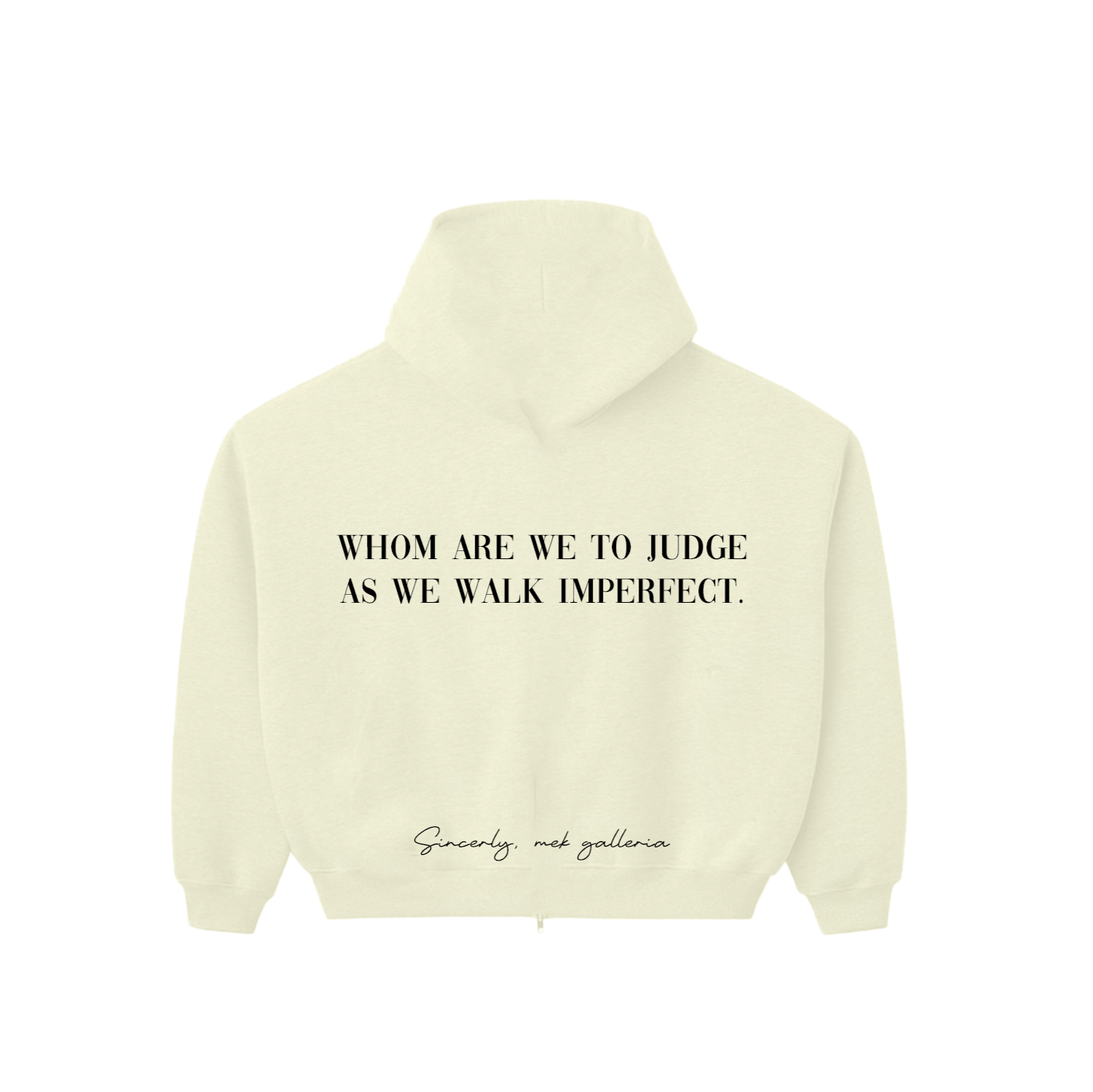 Perception shapes reality zip up